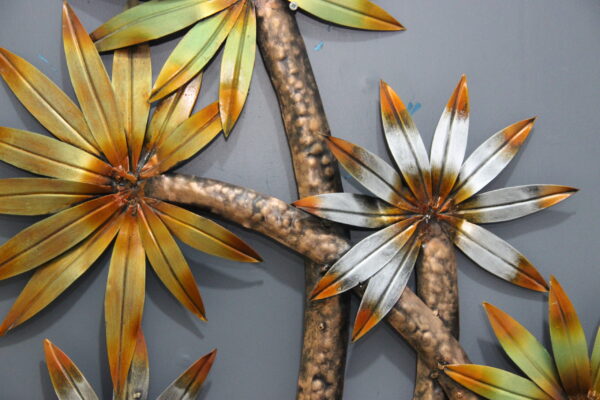 Metal Coconut Tree Wall Art
