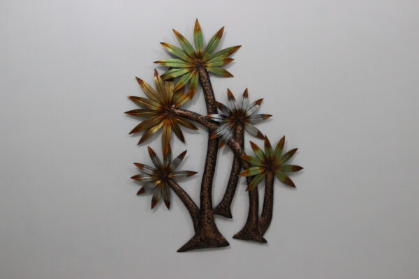 Metal Coconut Tree Wall Art
