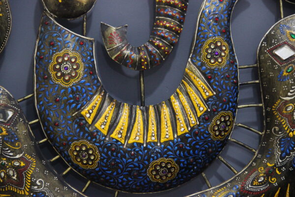 Stunning Metal Ganesha Wall Decor