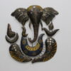 Stunning Metal Ganesha Wall Decor