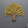 Metal Golden Tree Wall Art