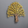 Metal Golden Tree Wall Art