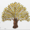 Metal Golden Tree Wall Art