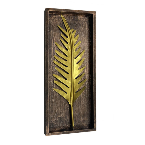 Multi Color Iron Tally Palm Leaf Wall Decor
