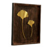 Multicolour Iron Lavya Ginko Leaf Wall Hanging | Best Decorative Items Collection