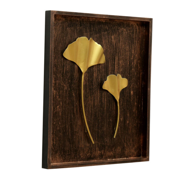 Multicolour Iron Lavya Ginko Leaf Wall Hanging | Best Decorative Items Collection